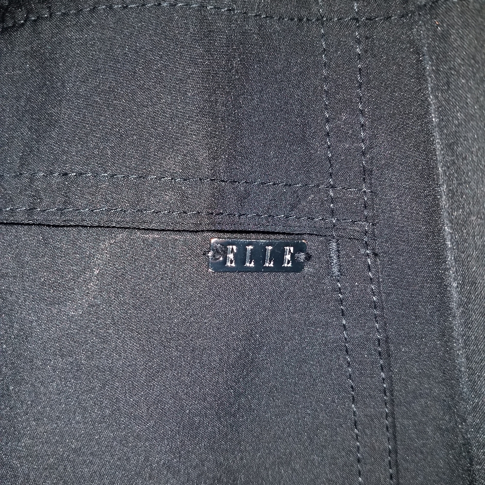 Black Ella Scrub Pants woman's size Lg TALL